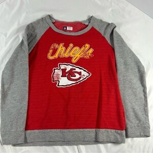 NFL Team Apparel Kansas City Chiefs Women’s Long Sleeve, Size Medium